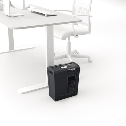 Rexel® Aktenvernichter Secure S5 P-2 Papier, Heftklammern, Büroklammern Streifenschnitt schwarz