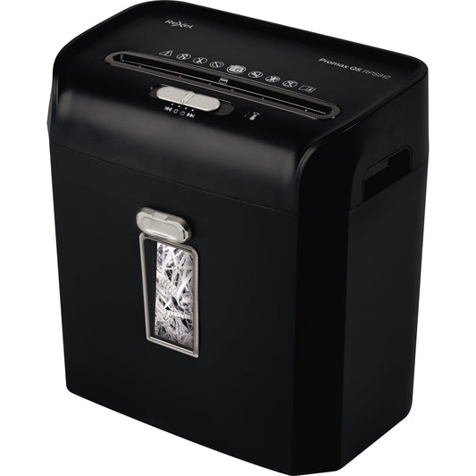 Rexel® Aktenvernichter ProMax RPS812 P-2 Papier, Heftklammern, Büroklammern, Kreditkarten Streifenschnitt schwarz