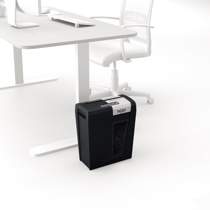 Rexel® Aktenvernichter Secure MC4 Whisper-ShredT P-5 Papier, Heftklammern, Büroklammern Partikelschnitt schwarz