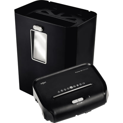 Rexel® Aktenvernichter ProMax RSX1035 P-4 Papier, Heftklammern, Büroklammern, Kreditkarten Partikelschnitt schwarz