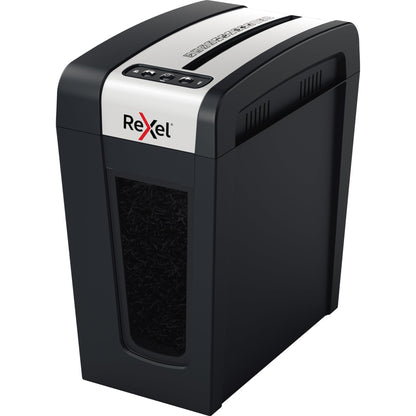 Rexel® Aktenvernichter Secure MC4-SL Slimline Whisper-ShredT P-5 Papier, Heftklammern, Büroklammern Partikelschnitt schwarz