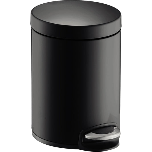 helit Tretabfalleimer the silent Classic 29,3 x 46,2 cm (Ø x H) 20l Stahlblech schwarz