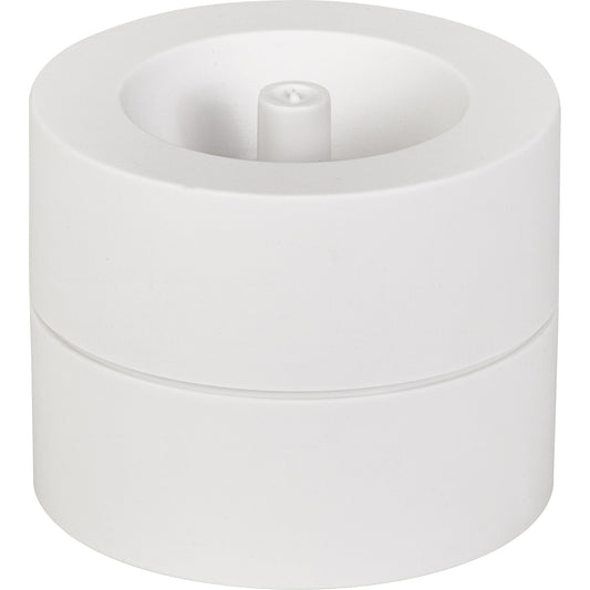 MAUL Klammernspender MAULpro Recycling 7,3 x 6 cm (Ø x H) mit Klammer Kunststoff, 85 % recycelt weiß