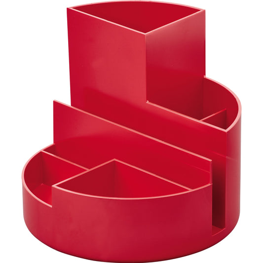 MAUL Stifteköcher MAULrundbox Recycling 14 x 12,5 cm (Ø x H) Kunststoff, 85 % recycelt rot
