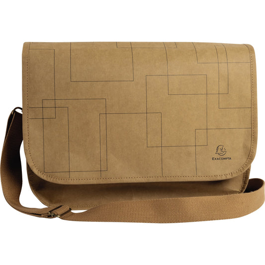 Exacompta Notebooktasche Eterneco® 39 x 27 x 13 cm (B x H x T) Papier, latexbeschichtet braun