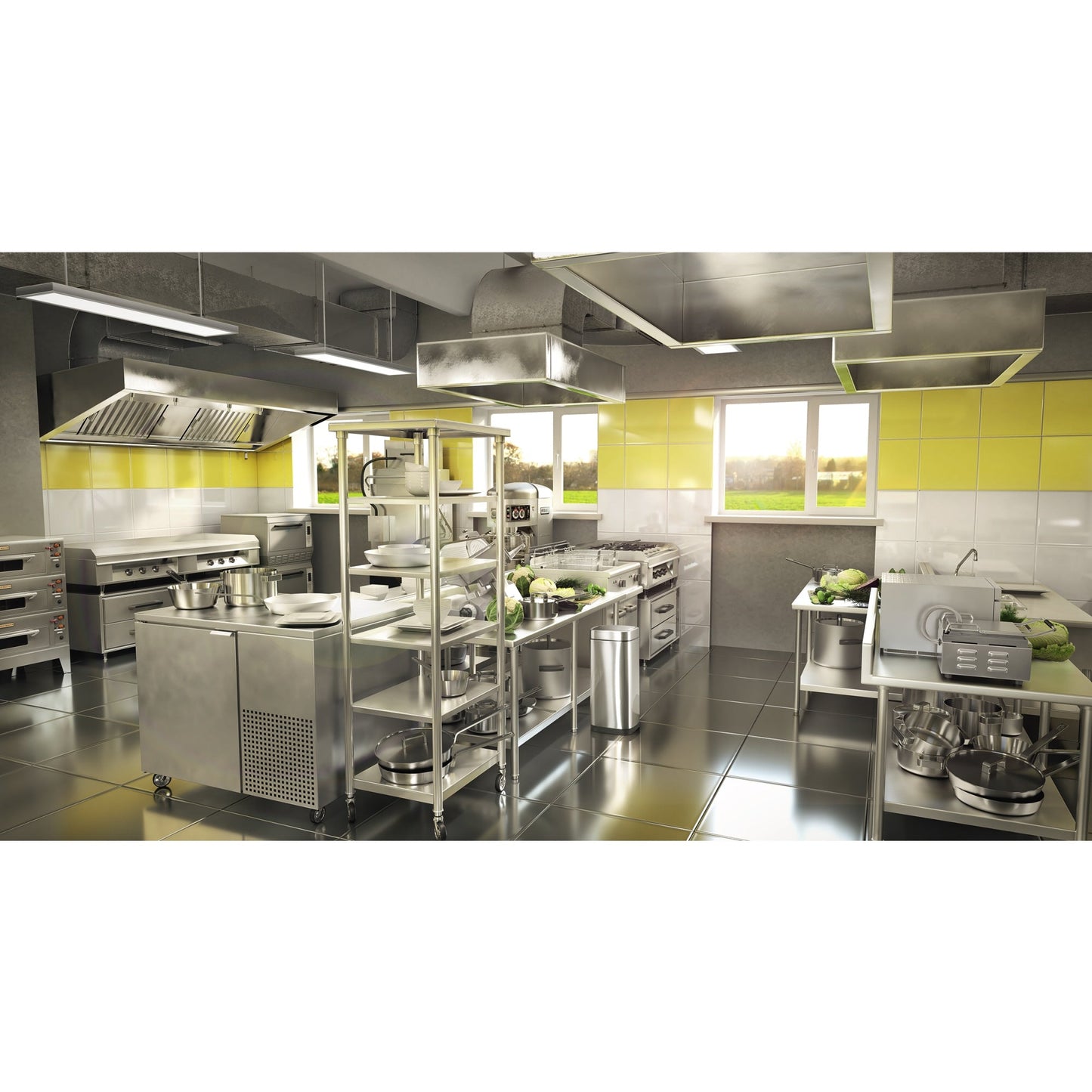 DURABLE Abfalleimer Sensor NO TOUCH 35l Edelstahl silber/schwarz 1 Sortierfach