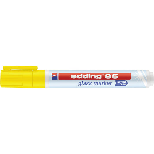 edding Glasboardmarker 95 1,5-3mm gelb Rundspitze