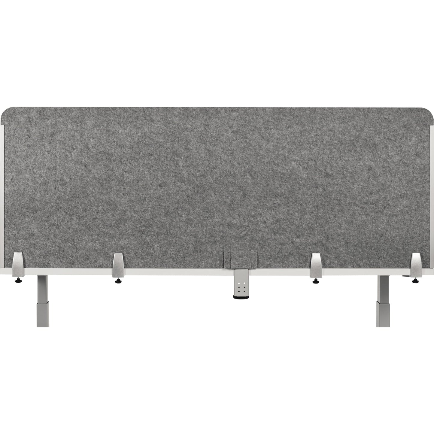 BakkerElkhuizen Tischtrennwand BE Safety Screens Back Panel 160 x 60 cm (B x H) 1cm Schallabsorberklasse: B schwer entflammbar 1,7kg PET, 100 % recycelt grau