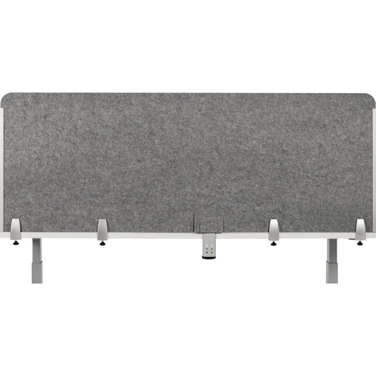 BakkerElkhuizen Tischtrennwand BE Safety Screens Back Panel 160 x 60 cm (B x H) 1cm Schallabsorberklasse: B schwer entflammbar 1,7kg PET, 100 % recycelt grau