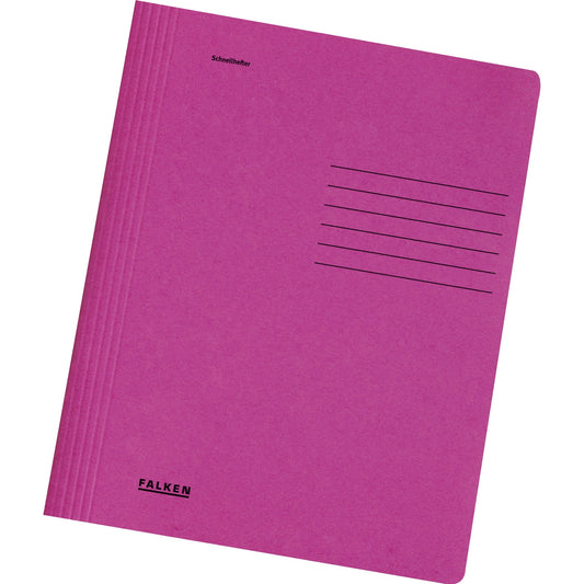 Falken Schnellhefter DIN A4 240g/m² Manilakarton, recycelt pink