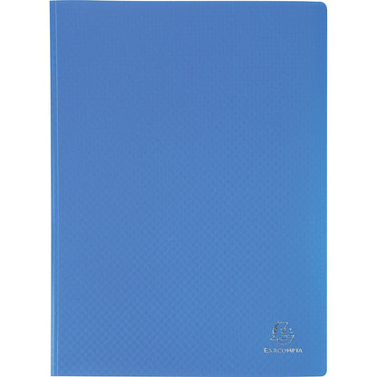Exacompta Sichtbuch Opak DIN A4 Polypropylen hellblau 20 Hüllen