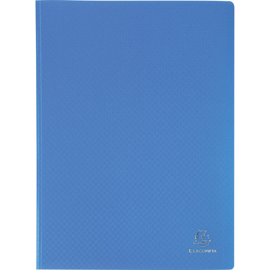 Exacompta Sichtbuch Opak DIN A4 Polypropylen hellblau 20 Hüllen