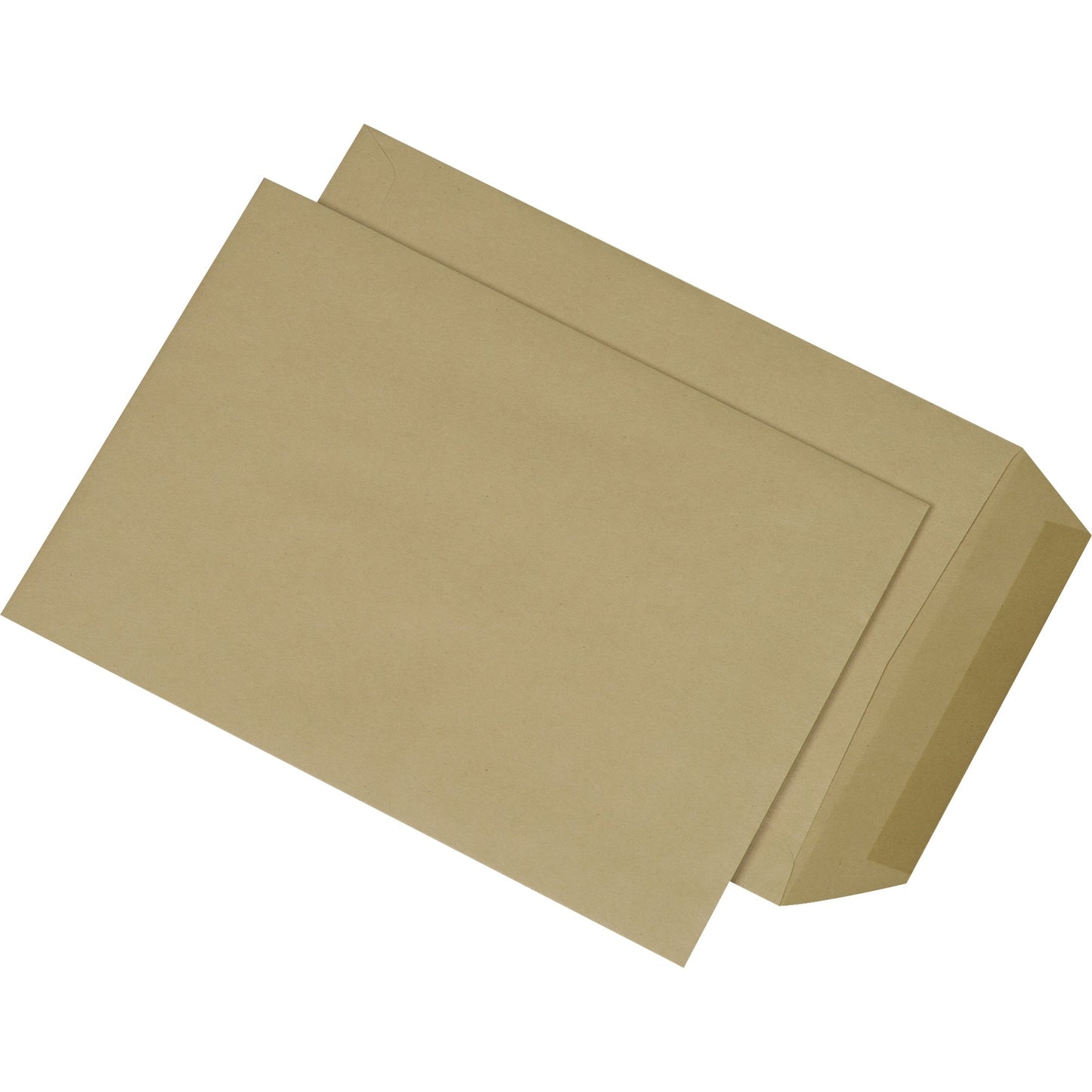 MAILmedia Versandtasche DIN B5 176 x 250 mm (B x H) mit gummierter Klappe ohne Fenster 90g/m² braun 500 St./Pack.