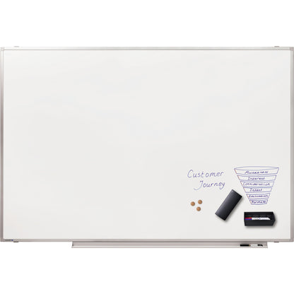 Legamaster Whiteboard PROFESSIONAL Maße der Oberfläche: 100 x 75 cm (B x H) Tafel magnethaftend nicht beidseitig beschreibbar inkl. 1 x Boardmarker Stahl emailliert weiß