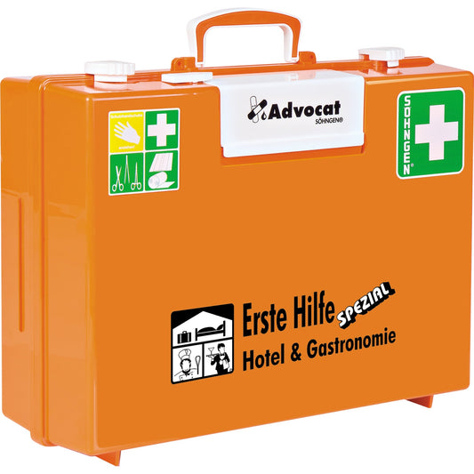 SÖHNGEN® Erste Hilfe Koffer Advocat ca. 40 x 30 x 15 cm (B x H x T) DIN 13157 orange