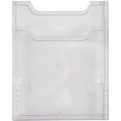 Exacompta Prospekthalter Office 16 x 16,5 x 4 cm (B x H x T) DIN A5 Polystyrol kristall 1 Fach