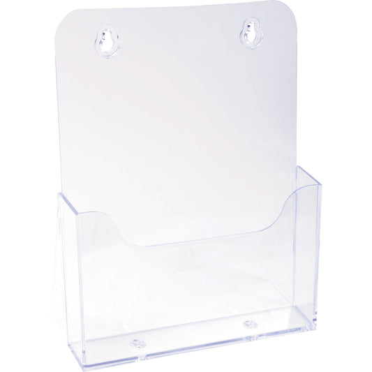 Exacompta Prospekthalter Office Exacryl 17,3 x 21,4 x 7,3 cm (B x H x T) DIN A5 Polystyrol kristall 1 Fach