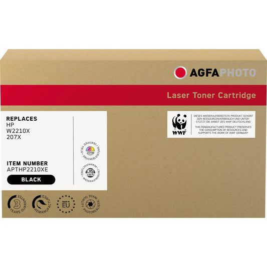 AgfaPhoto Toner kein Originalzubehör Kompatibel mit: HP 207X ca. 3.150 Seiten schwarz