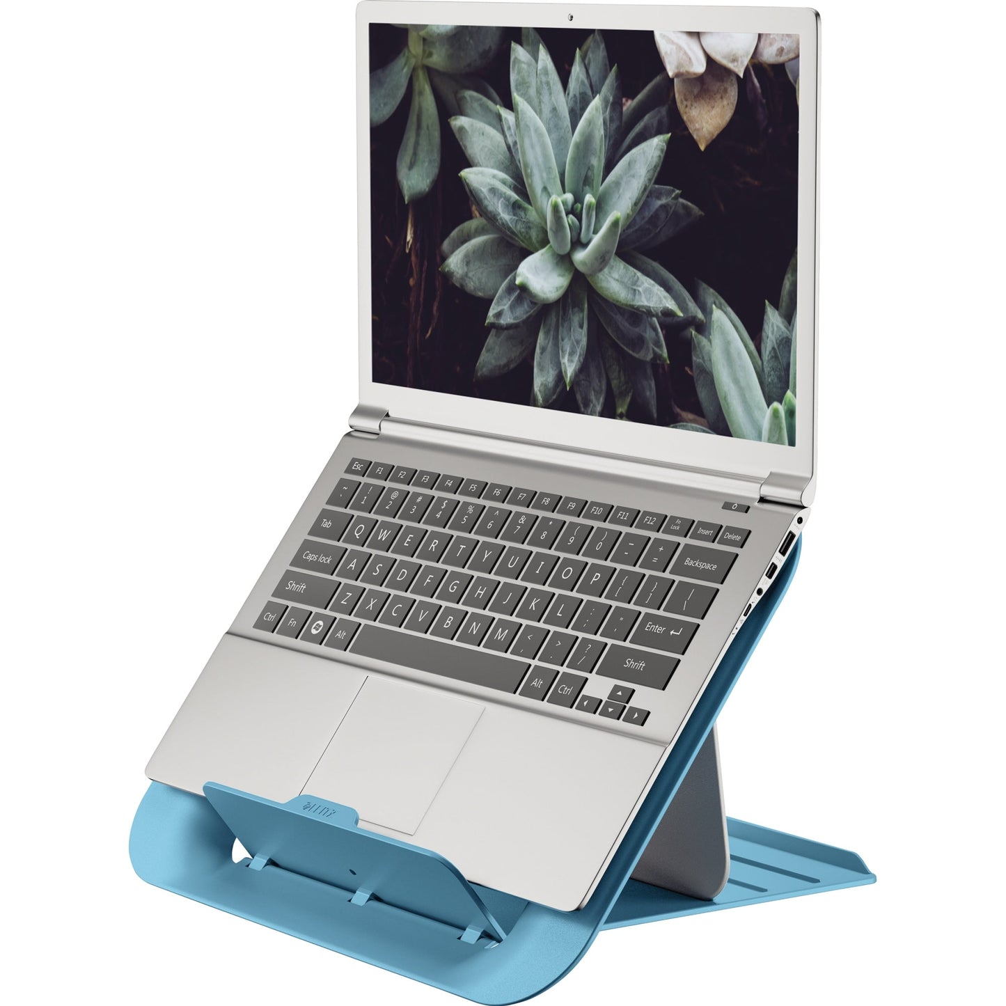 Leitz Notebookständer Ergo Cosy höhenverstellbar 80 % Post-Consumer-Kunststoff/Metall/Gummi blau