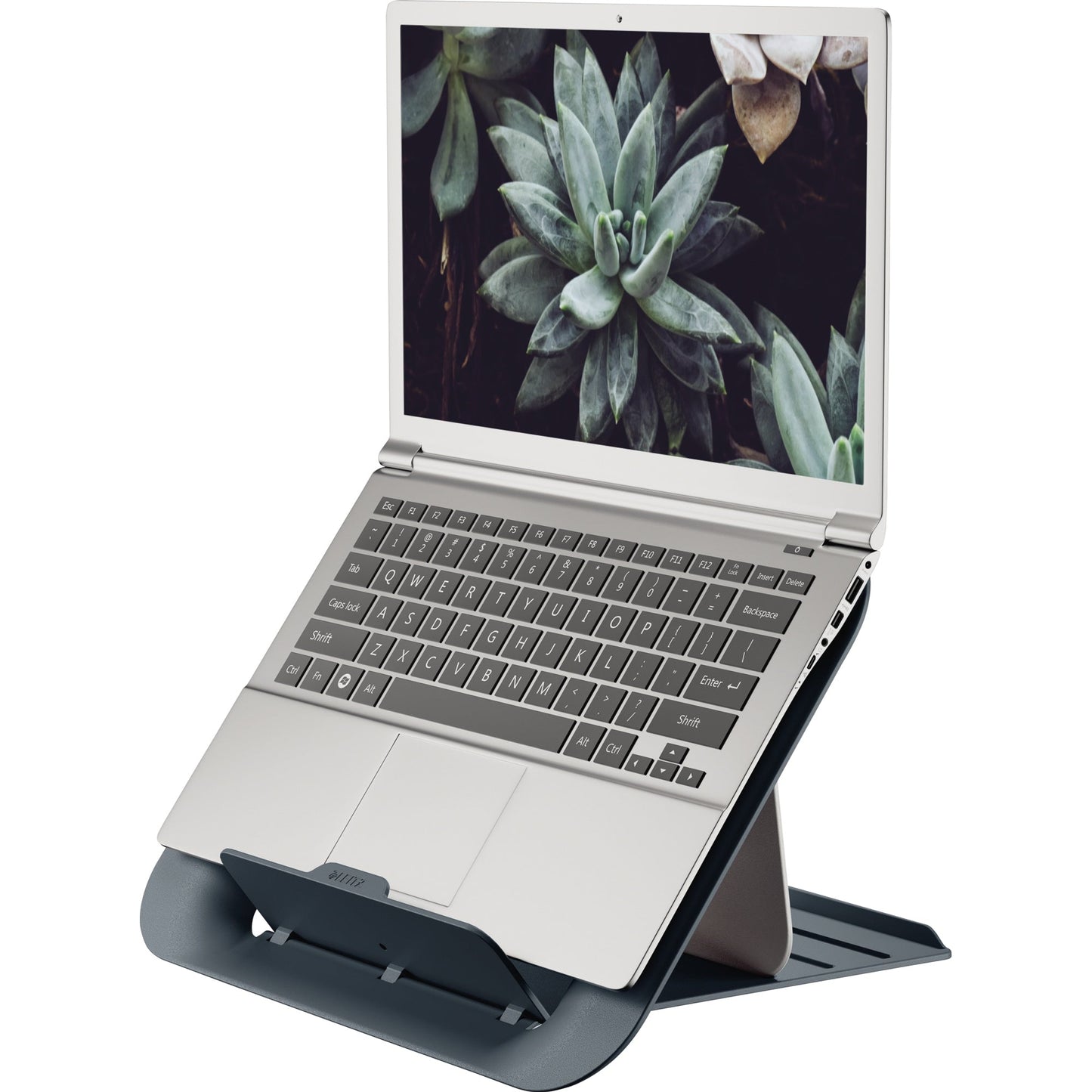 Leitz Notebookständer Ergo Cosy höhenverstellbar 80 % Post-Consumer-Kunststoff/Metall/Gummi grau
