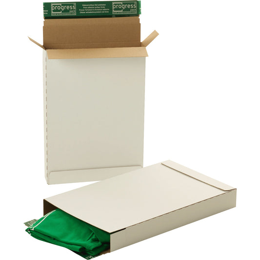 progress pack Versandkarton Briefbox PREMIUM Innenmaße: 24,5 x 4,5 x 34,5 cm (B x H x T) Außenmaße: 24,9 x 4,9 x 35,2 cm (B x H x T) Wellpappe weiß