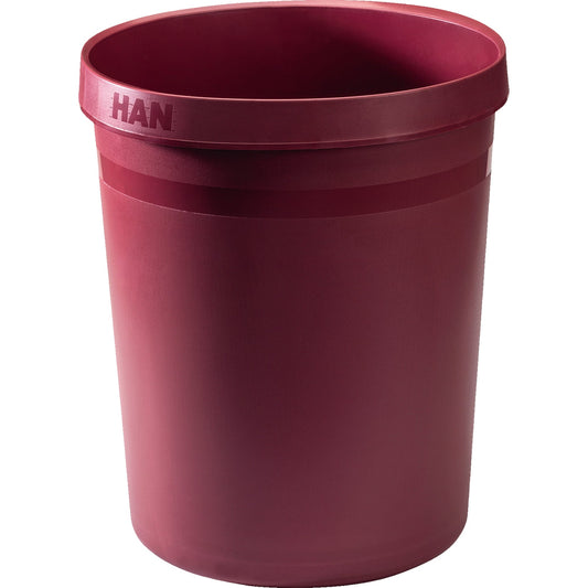 HAN Papierkorb GRIP KARMA 31,2 x 35 cm (Ø x H) Kunststoff, 80-100 % Rezyklat Farbe: öko-rot 1 Sortierfach