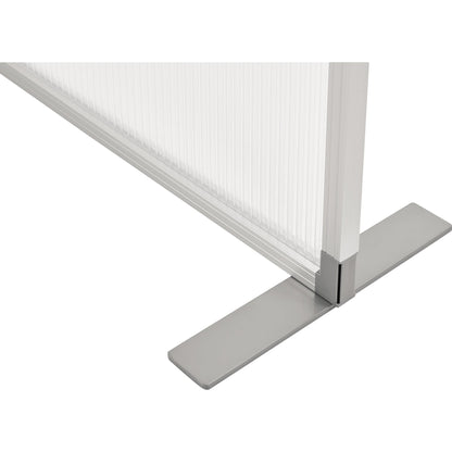 magnetoplan® Trennwand 100 x 180 x 35 cm (B x H x T) Polycarbonat transparent