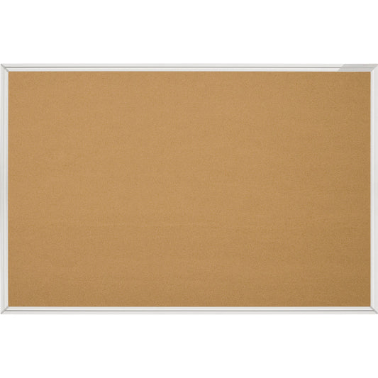 magnetoplan® Pinnwand Design SP 150 x 100 cm (B x H) Maße der Oberfläche: 146 x 96 cm (B x H) Kork Material des Rahmens: Aluminium braun