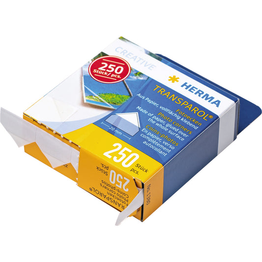 HERMA Fotoecke Transparol selbstklebend ohne Lösungsmittel 250 St./Pack.