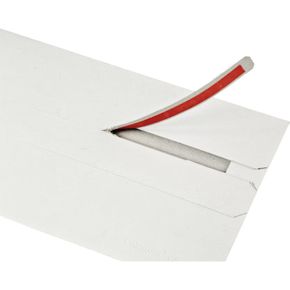 ColomPac® CD/DVD Versandtasche 220 x 121 x 3 mm (B x H x T) ohne Fenster mit Haftklebung Vollpappe weiß