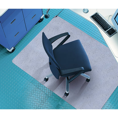 RS Bodenschutzmatte Yoga Flat ESD 120 x 90 cm (B x T) Kautschuk grau marmoriert