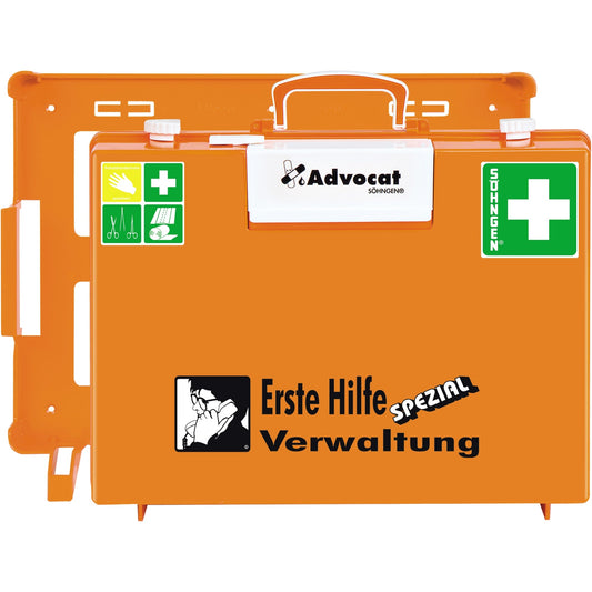 SÖHNGEN® Erste Hilfe Koffer Advocat ca. 40 x 30 x 15 cm (B x H x T) DIN 13157 orange