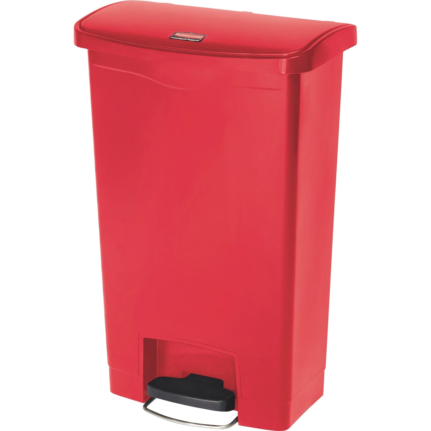 Rubbermaid Tretabfalleimer SLIM JIM® STEP-ON 33,19 x 74,72 x 49,78 cm (B x H x T) 50l Kunststoff rot