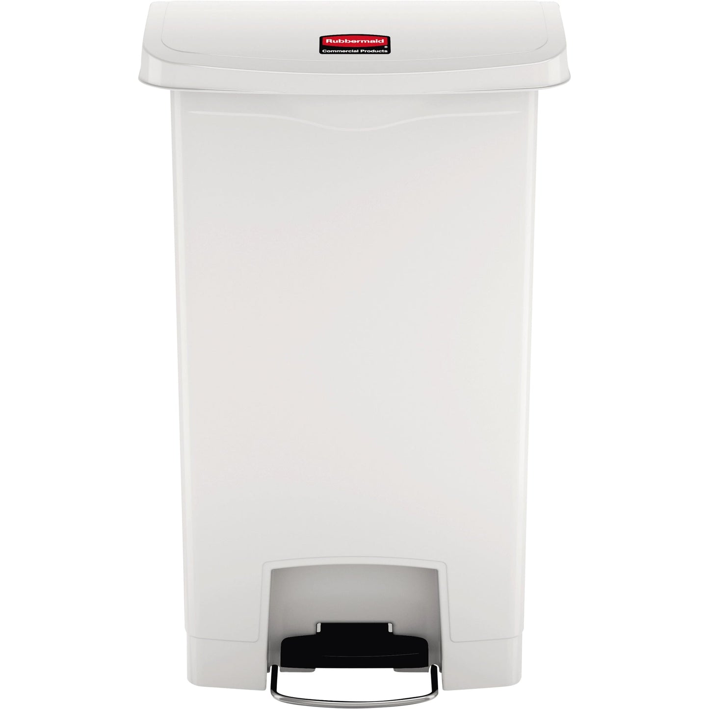 Rubbermaid Tretabfalleimer SLIM JIM® STEP-ON 33,19 x 74,72 x 49,78 cm (B x H x T) 50l Kunststoff weiß