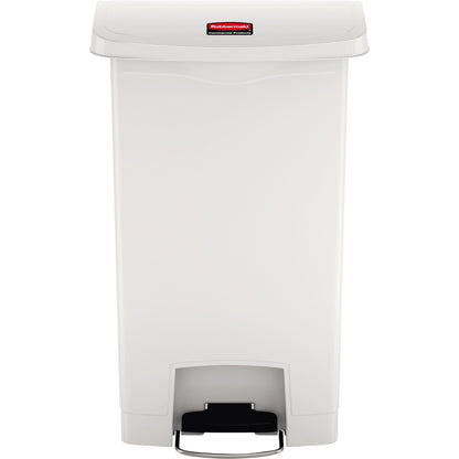 Rubbermaid Tretabfalleimer SLIM JIM® STEP-ON 33,19 x 74,72 x 49,78 cm (B x H x T) 50l Kunststoff weiß