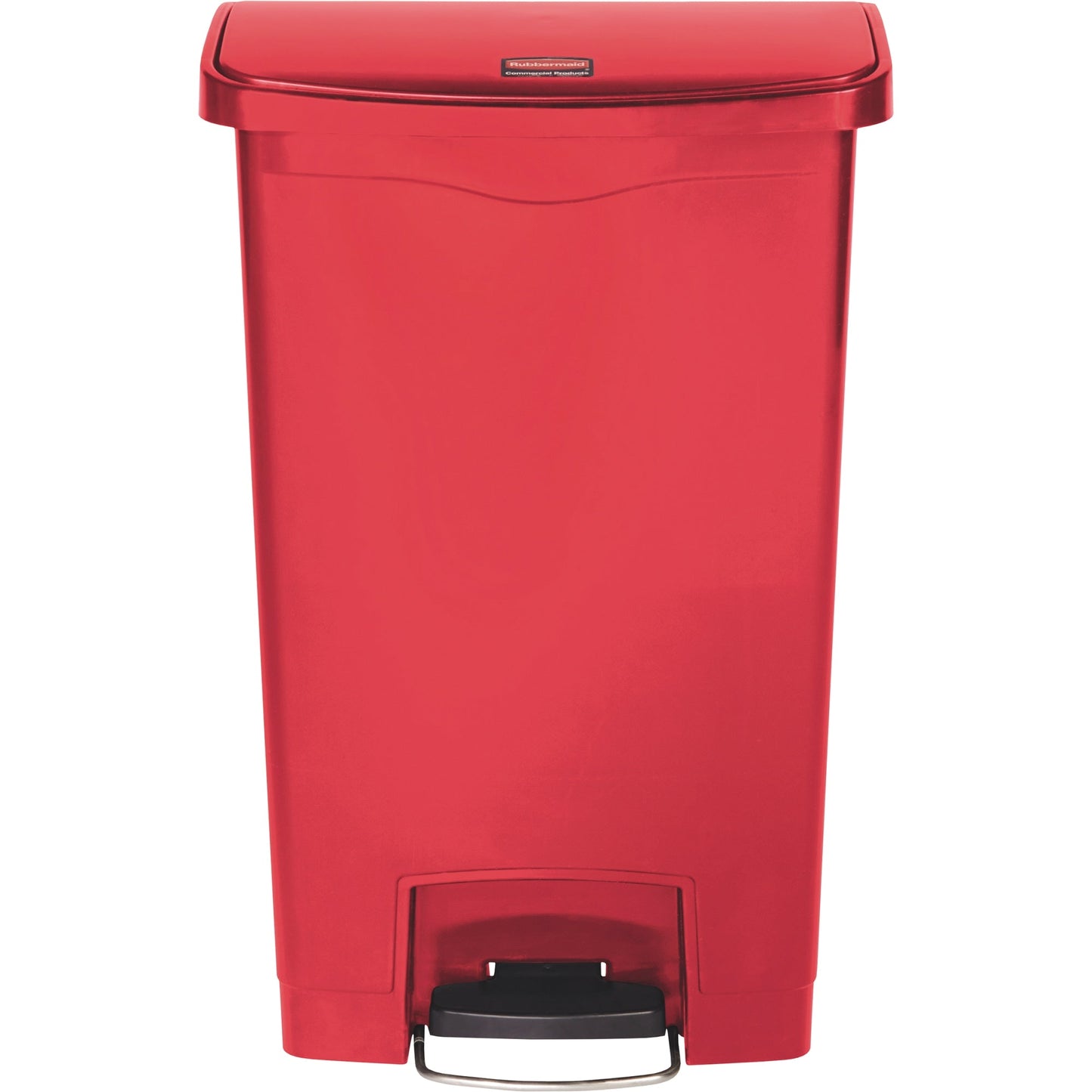 Rubbermaid Tretabfalleimer SLIM JIM® STEP-ON 33,19 x 74,72 x 49,78 cm (B x H x T) 50l Kunststoff rot