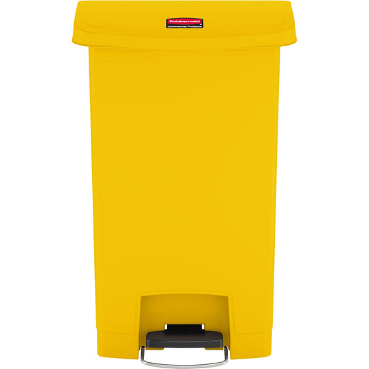 Rubbermaid Tretabfalleimer SLIM JIM® STEP-ON 33,19 x 74,72 x 49,78 cm (B x H x T) 50l Kunststoff gelb