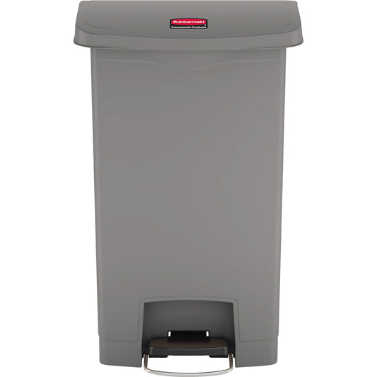 Rubbermaid Tretabfalleimer SLIM JIM® STEP-ON 33,19 x 74,72 x 49,78 cm (B x H x T) 50l Kunststoff grau