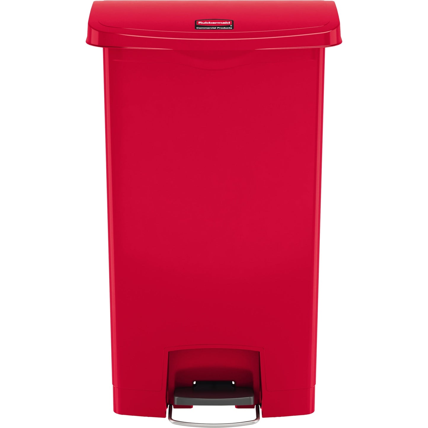 Rubbermaid Tretabfalleimer SLIM JIM® STEP-ON 33,02 x 80,98 x 52,37 cm (B x H x T) 68l Kunststoff rot
