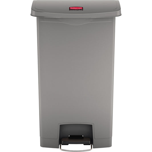 Rubbermaid Tretabfalleimer SLIM JIM® STEP-ON 33,02 x 80,98 x 52,37 cm (B x H x T) 68l Kunststoff grau