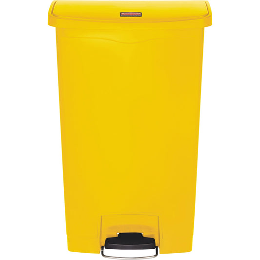 Rubbermaid Tretabfalleimer SLIM JIM® STEP-ON 33,02 x 80,98 x 52,37 cm (B x H x T) 68l Kunststoff gelb