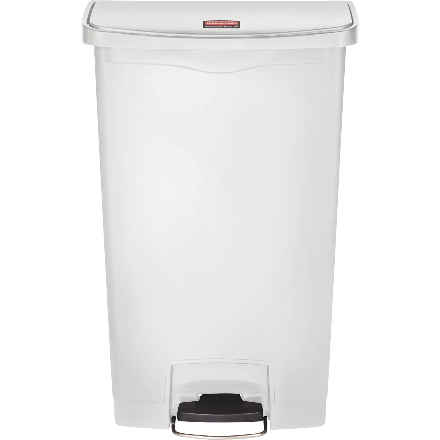 Rubbermaid Tretabfalleimer SLIM JIM® STEP-ON 33,02 x 80,98 x 52,37 cm (B x H x T) 68l Kunststoff weiß