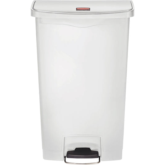 Rubbermaid Tretabfalleimer SLIM JIM® STEP-ON 33,02 x 80,98 x 52,37 cm (B x H x T) 68l Kunststoff weiß
