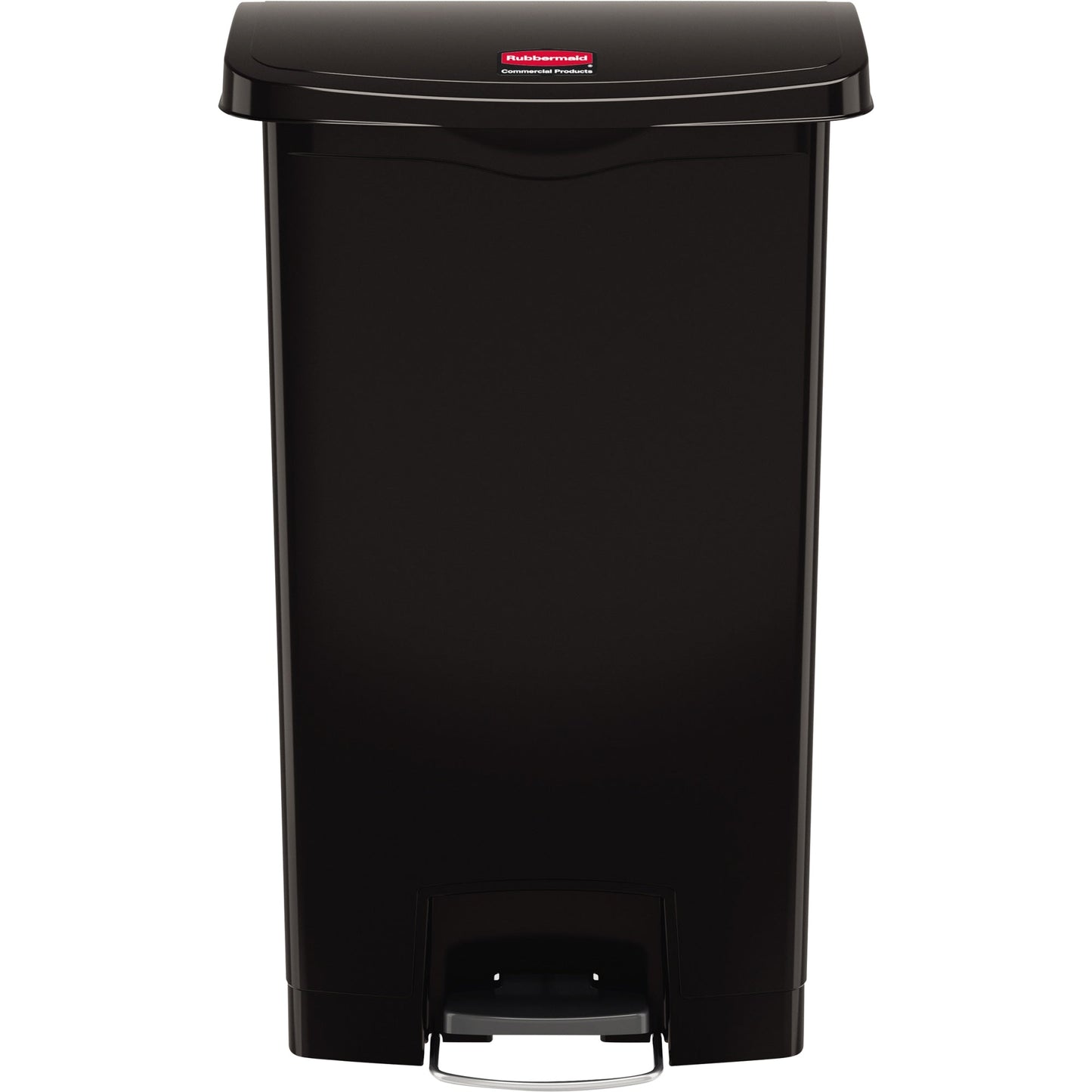 Rubbermaid Tretabfalleimer SLIM JIM® STEP-ON 33,02 x 80,98 x 52,37 cm (B x H x T) 68l Kunststoff schwarz