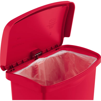 Rubbermaid Tretabfalleimer SLIM JIM® STEP-ON 33,02 x 80,98 x 52,37 cm (B x H x T) 68l Kunststoff rot