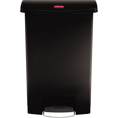 Rubbermaid Tretabfalleimer SLIM JIM® STEP-ON 37 x 85,42 x 60,83 cm (B x H x T) 90l Kunststoff schwarz
