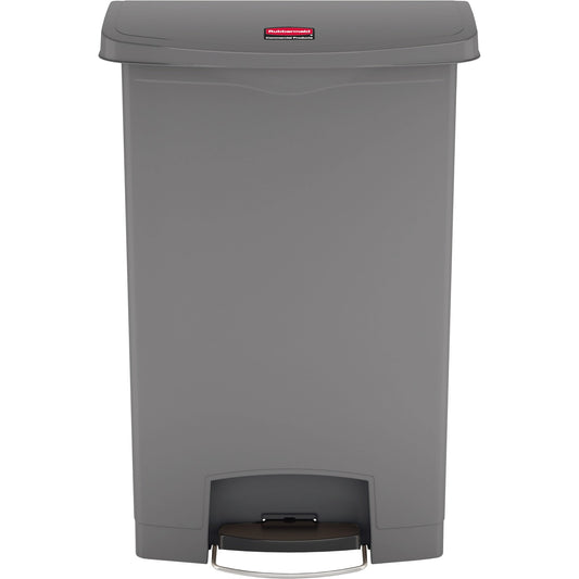 Rubbermaid Tretabfalleimer SLIM JIM® STEP-ON 37 x 85,42 x 60,83 cm (B x H x T) 90l Kunststoff grau