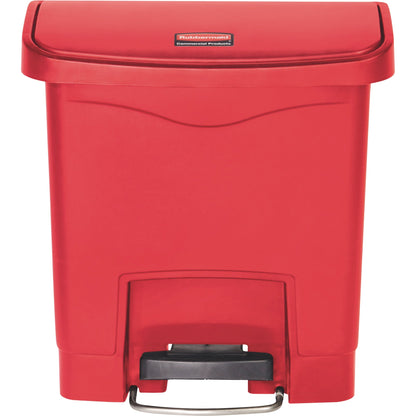Rubbermaid Tretabfalleimer Slim Jim 1883563 Kunststoff 15l rot