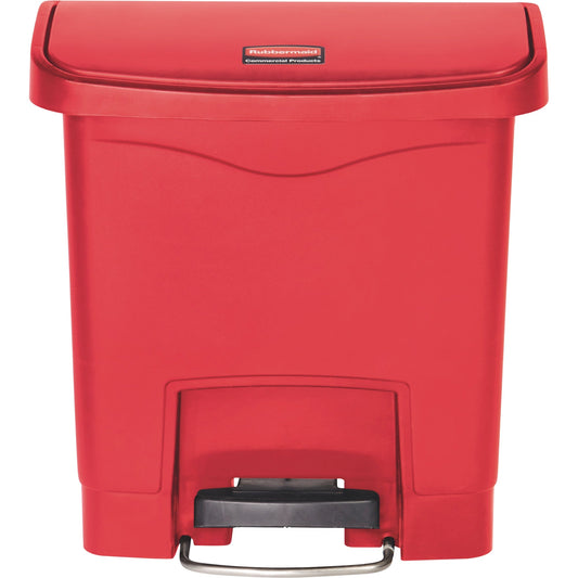 Rubbermaid Tretabfalleimer Slim Jim 1883563 Kunststoff 15l rot