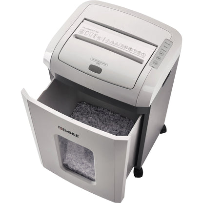 DAHLE Aktenvernichter ShredMATIC® 150 P-4 Papier, Heftklammern, Büroklammern, Kreditkarten Partikelschnitt telegrau/staubgrau